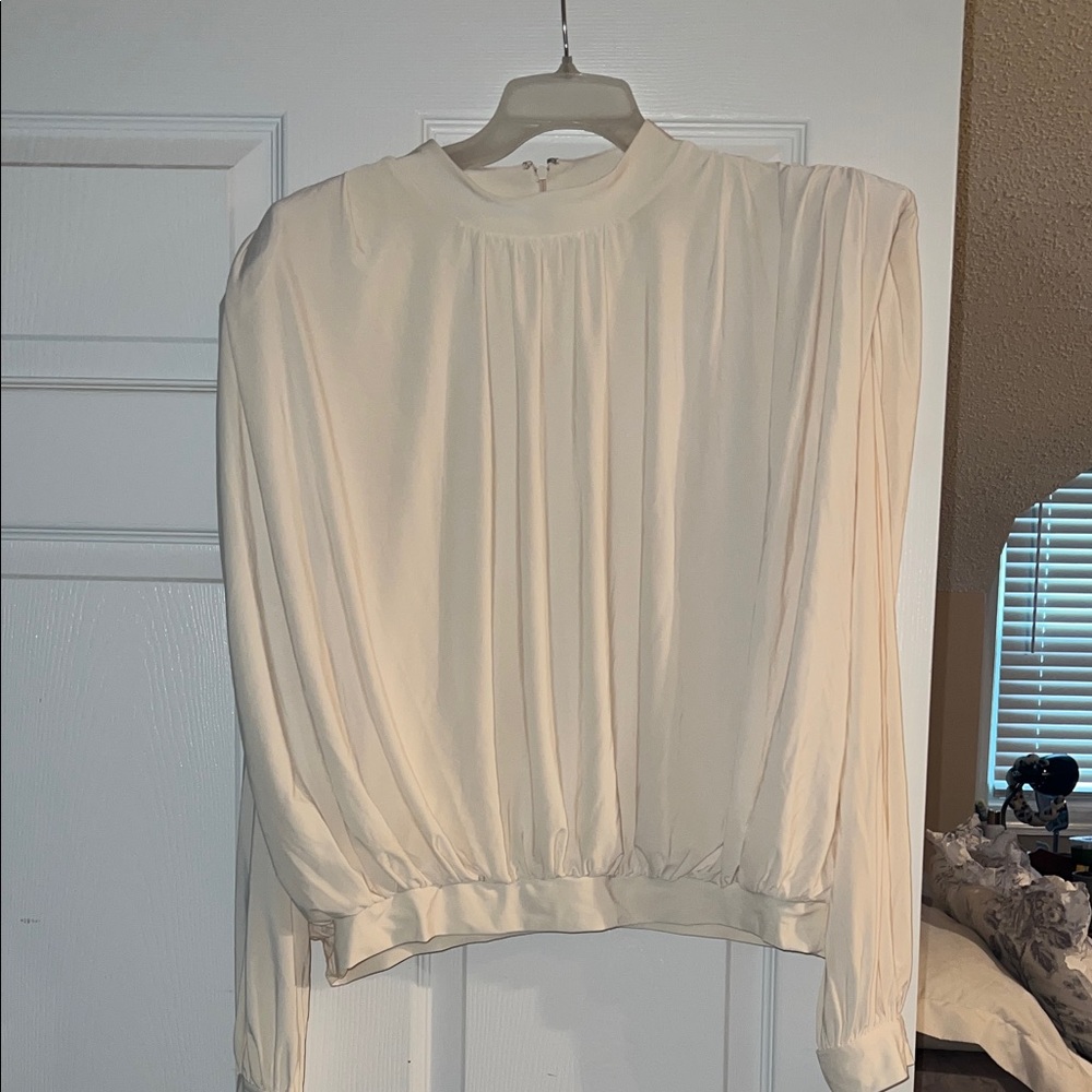 Express Cream Blouse for Women